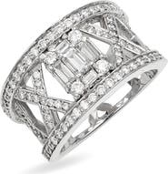 Mindi Mond Clarity Lattice Diamond Ring
