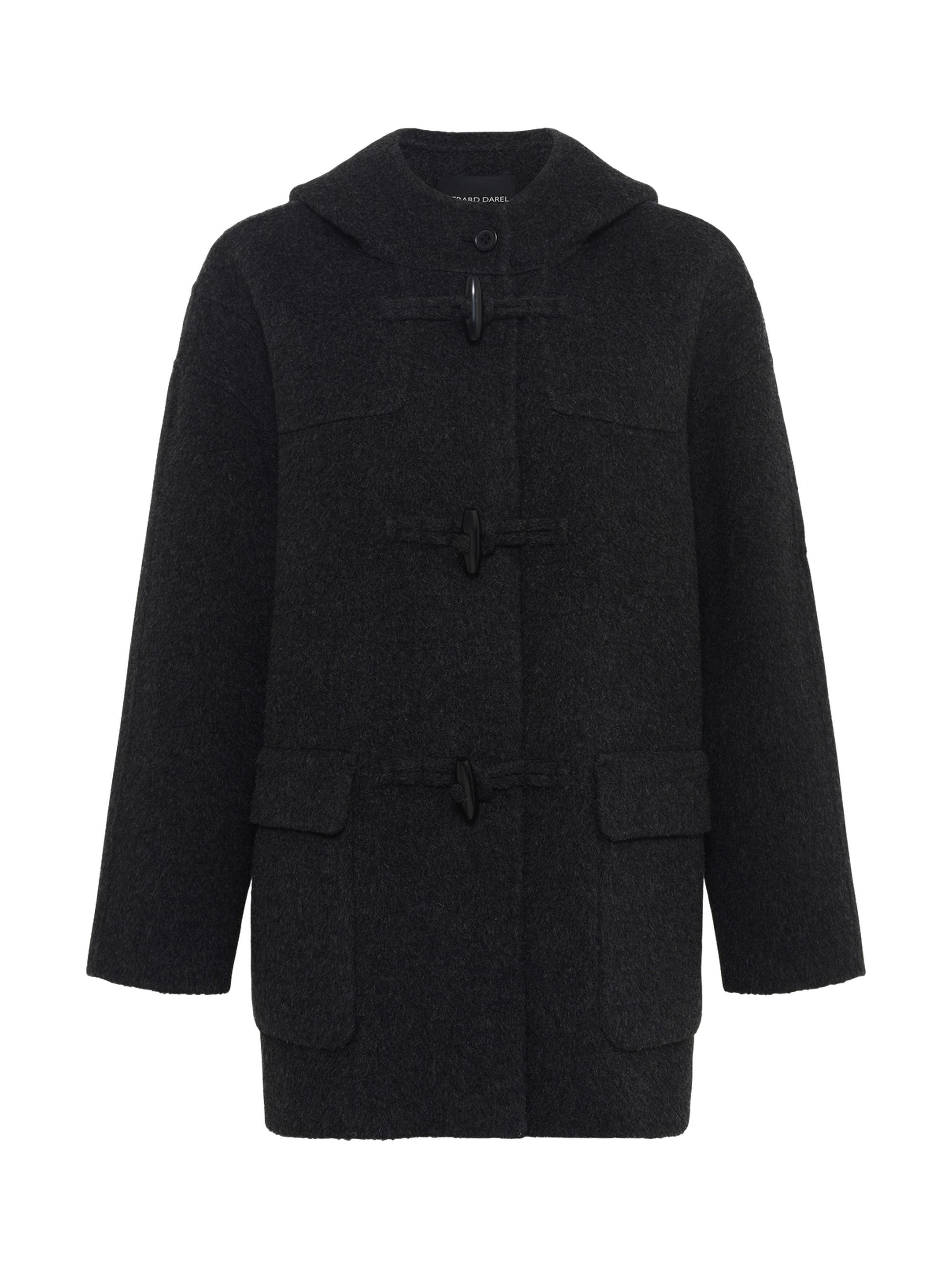 Malina Hooded Wool Coat - image 2