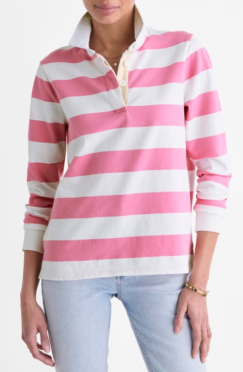 Heritage Stripe Organic Cotton Rugby Shirt