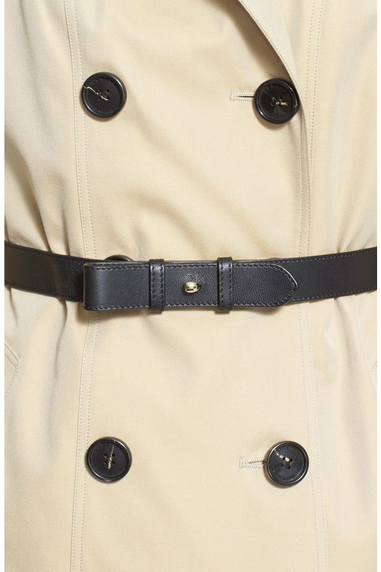 Double Breasted Trench Coat, Alternate, color, HONEY