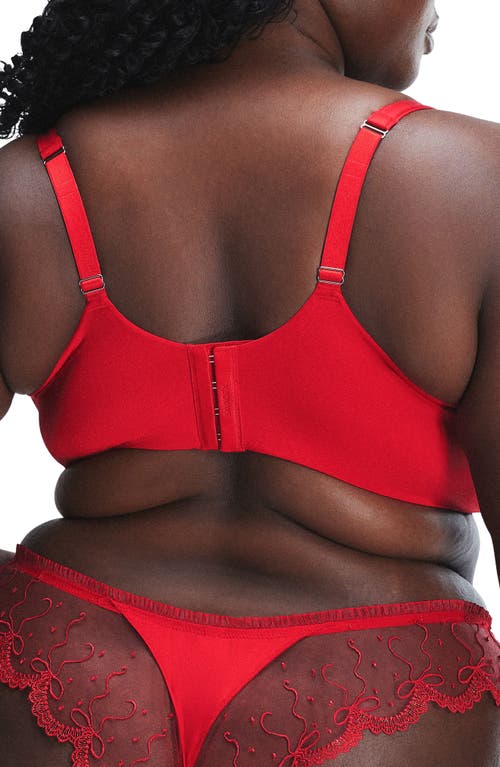 Savage X Fenty Loveline Brazillian Briefs In Timeless Red