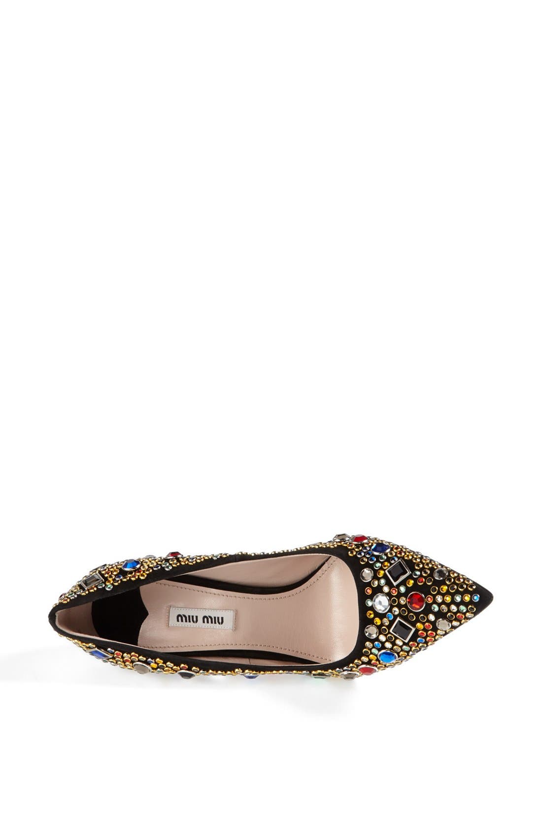 Jeweled Pump, Alternate, color, BLACK