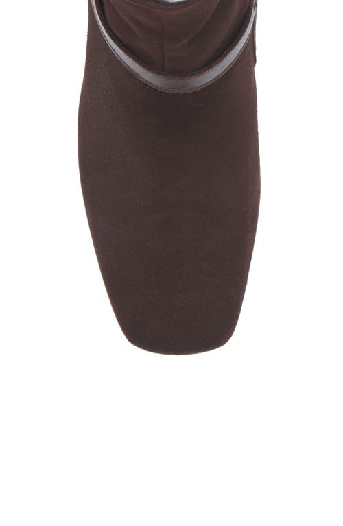 Bruno Magli Danica Square Toe Bootie In Brown