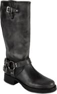 URBNKICKS Tall Biker Distressed Boots