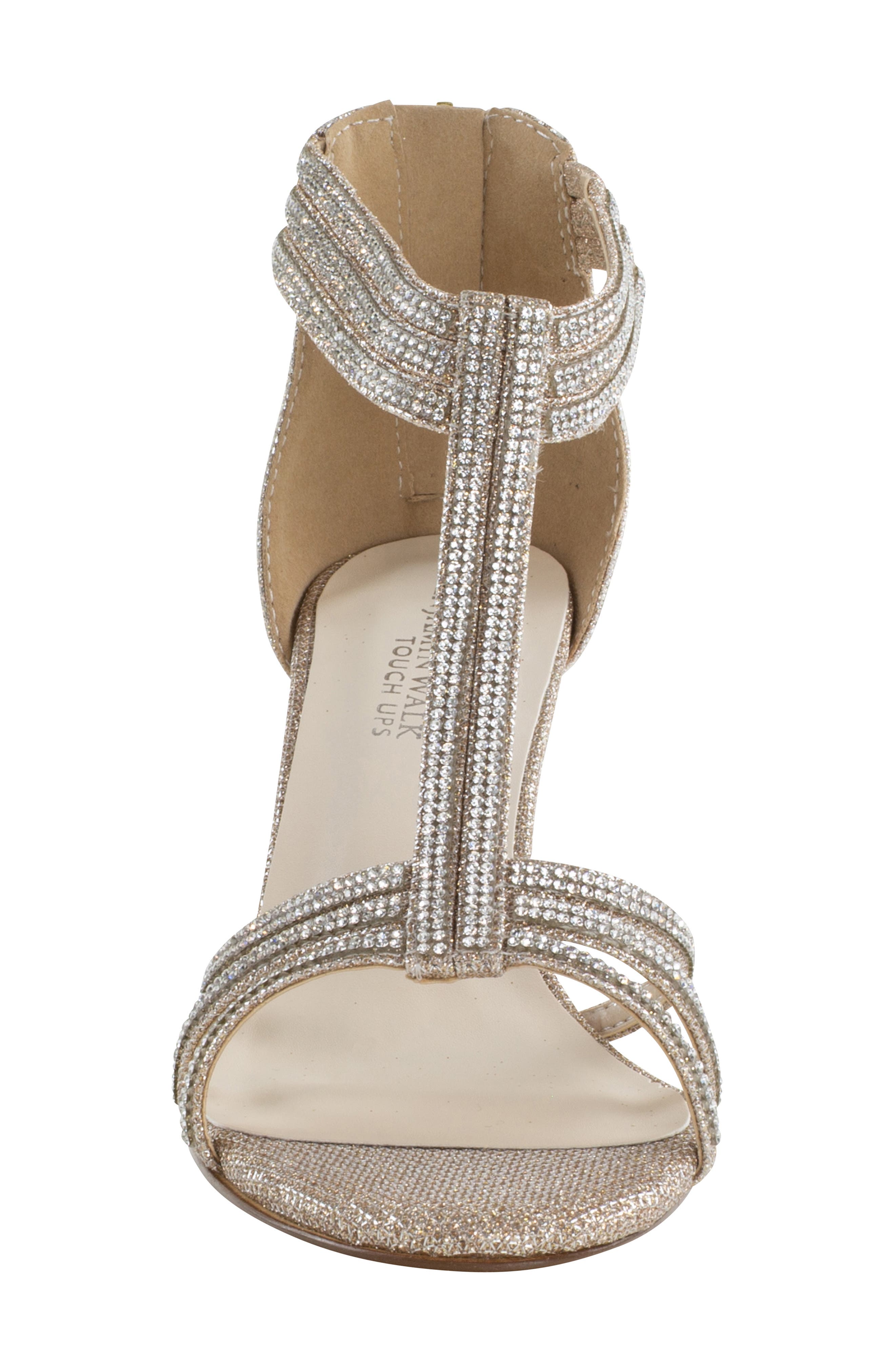 Touch Ups Gabriella T-Strap Sandal, Alternate, color, Champagne