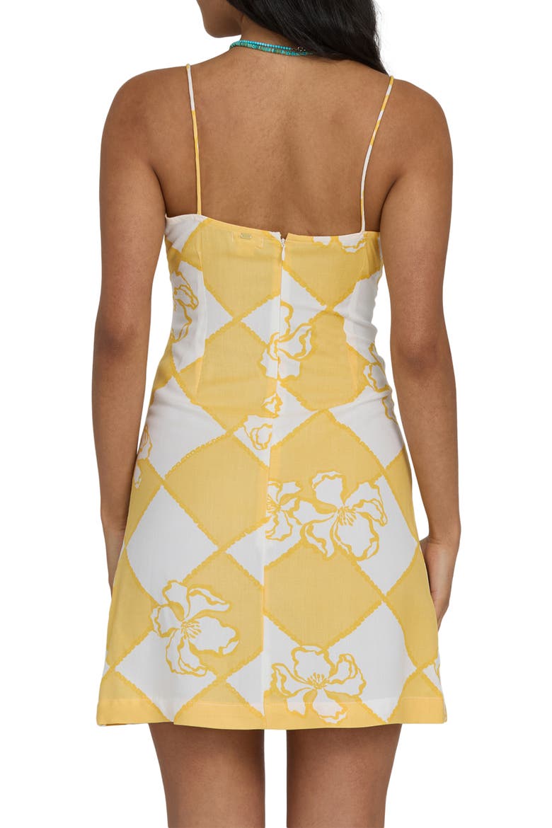 Love Life Cutout Minidress, Alternate, color, SOFT YELLOW