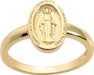 ATHRA LUXE Oval Mary Ring
