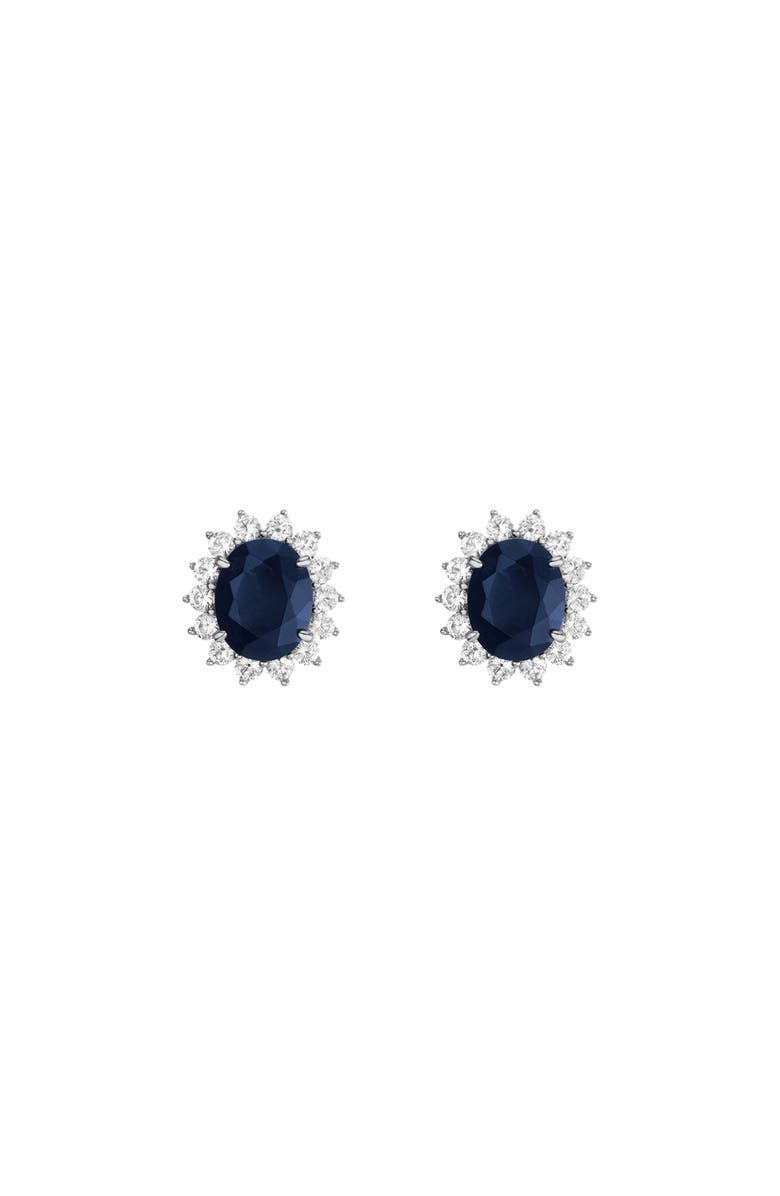 Aurate New York Diana Stud Earrings, Main, color, White