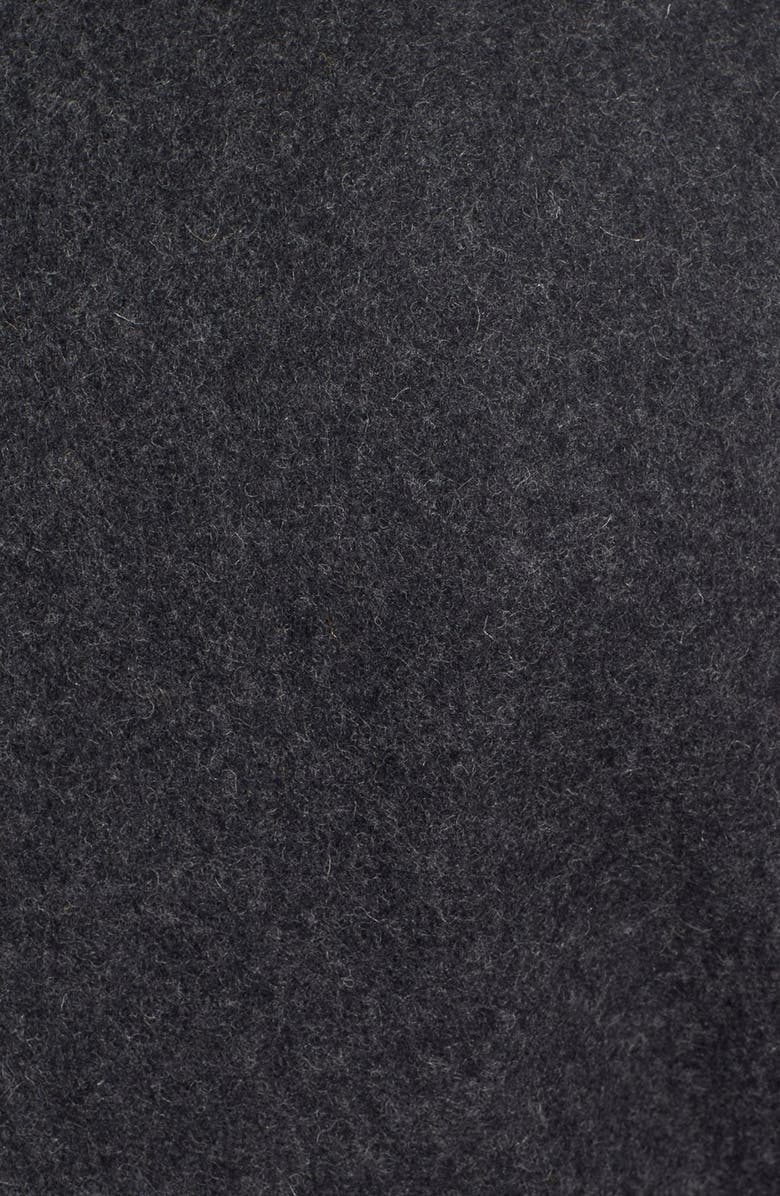 Schott NYC Slim Fit Wool Blend Peacoat, Alternate, color, Dark Oxford Grey