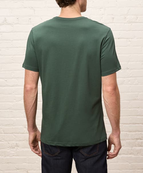 Pact Organic Cotton Softspun Crew Neck Tee In Green