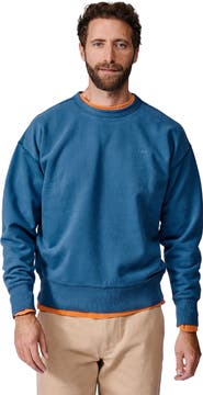 Aubin Brandon Crew Neck Relaxed Sweatshirt