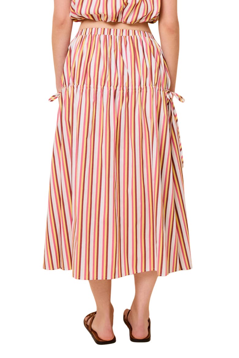 Ivy Stripe Stretch Poplin Maxi Skirt, Alternate, color, SYMI STRIPE