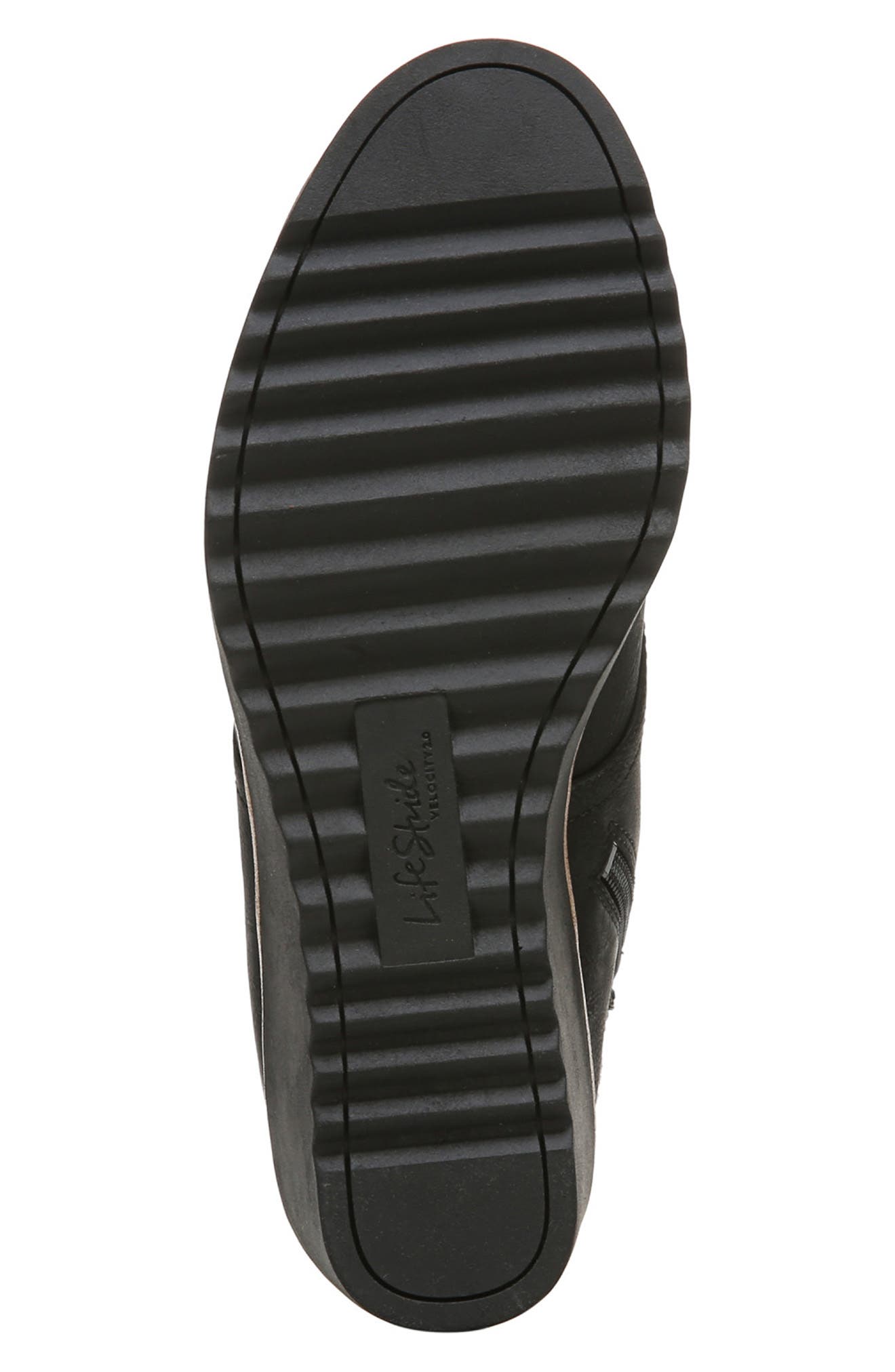 LifeStride Zone Lace-Up Wedge Bootie, Alternate, color, 