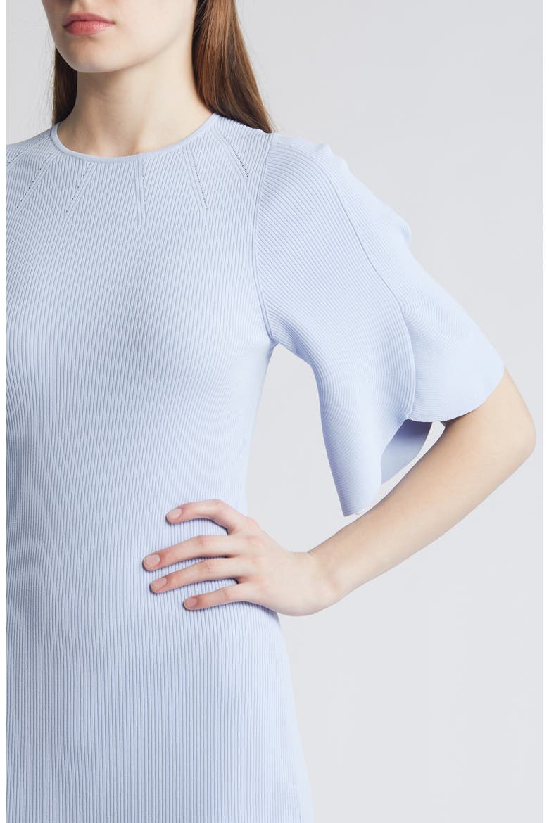 Raelea Rib Sweater Dress, Alternate, color, LIGHT BLUE