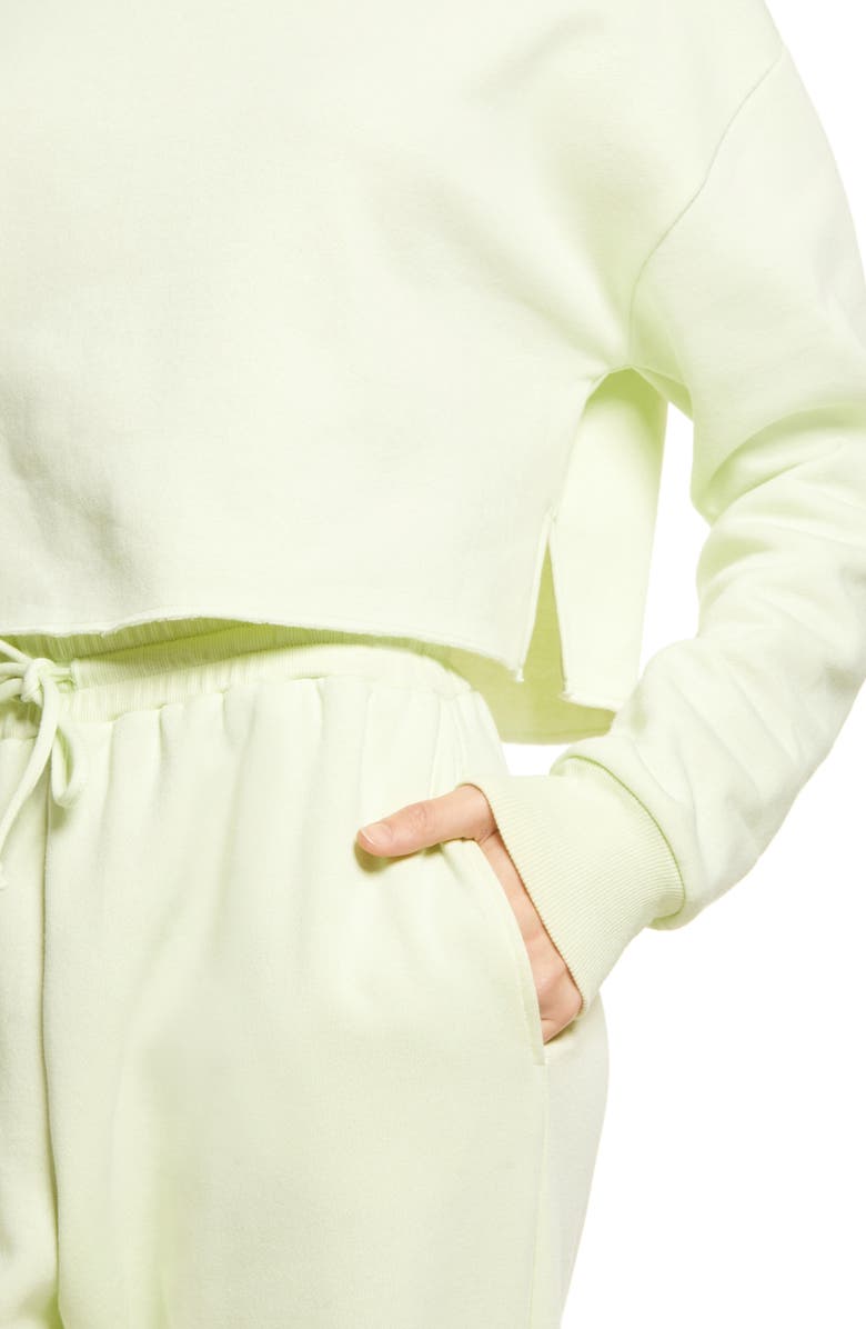 BP. Crop Crewneck Sweatshirt, Alternate, color,