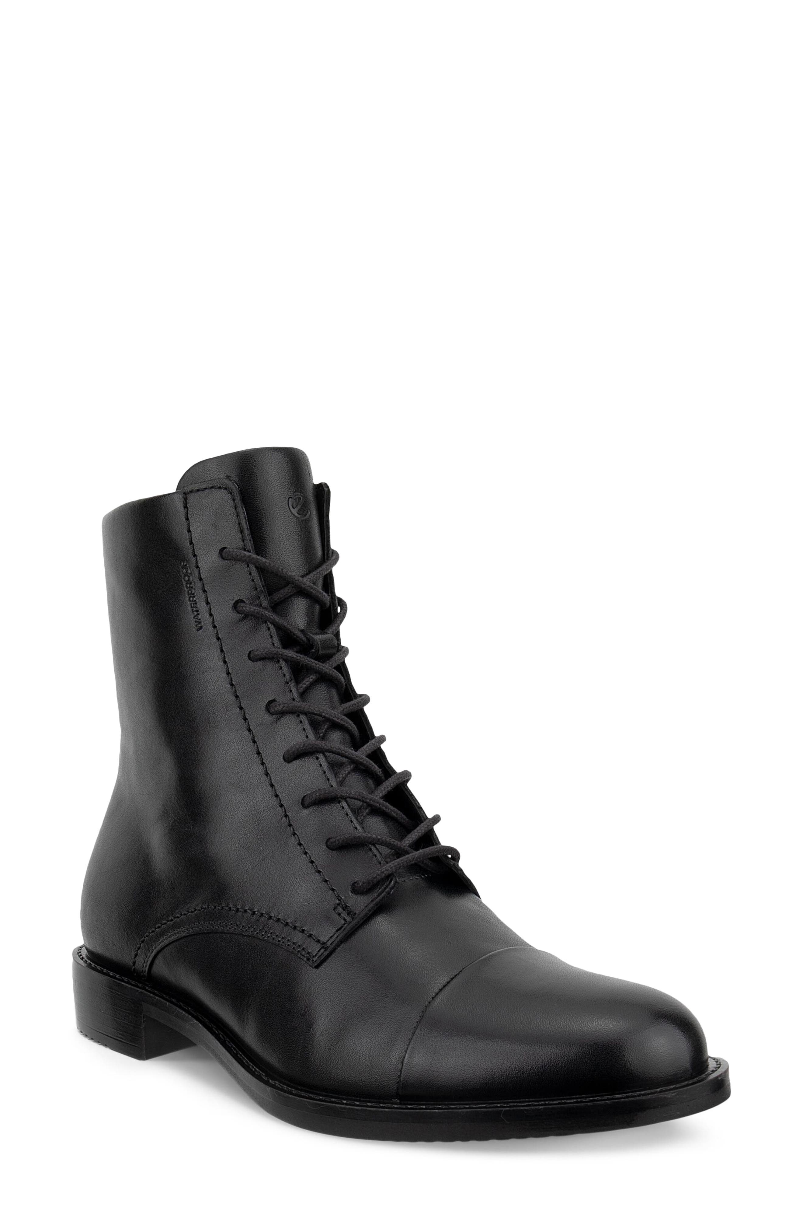Sartorelle 25 Leather Boot, Main, color, BLACK