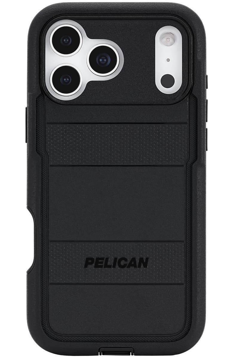 Pelican Voyager MagSafe Case with Holster, Main, color, Black