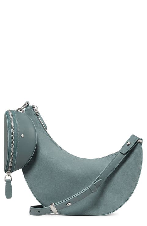 duo pebble leather crossbody bag