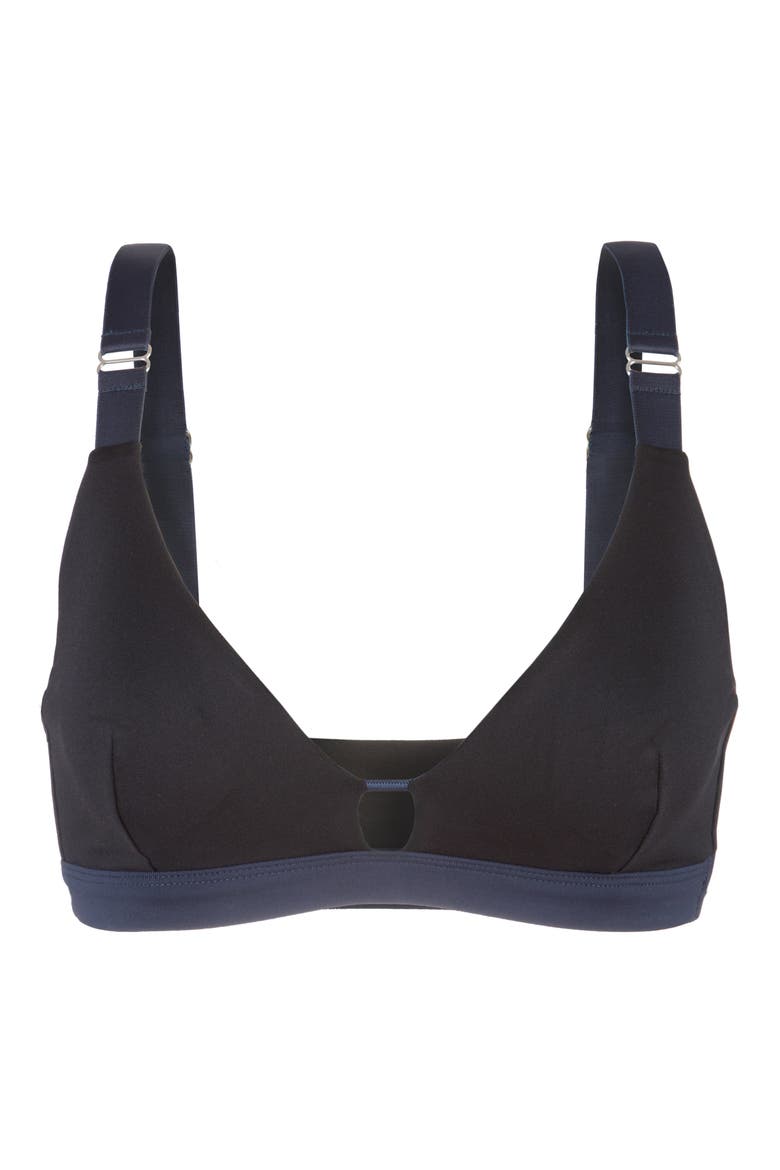 The Active Bralette, Alternate, color, JET BLACK/ LIVELY NAVY