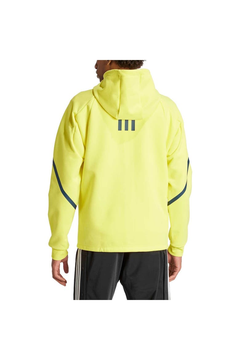 Men's adidas Yellow Nashville SC 2024 Anthem Travel Raglan Sleeve Full-Zip Jacket, Alternate, color, Yellow