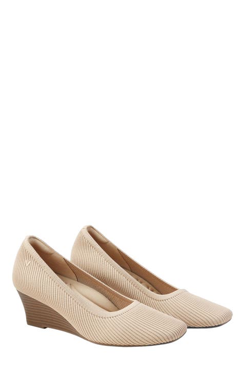 Margot Wedge Pro Square-Toe Heel