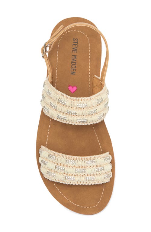 Steve Madden Kids' Jfia Sandal In Natural