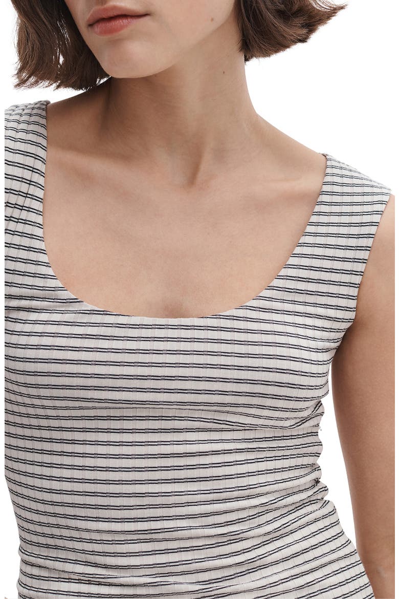 Luca Stripe Rib Tank, Alternate, color, IVORY STRIPE