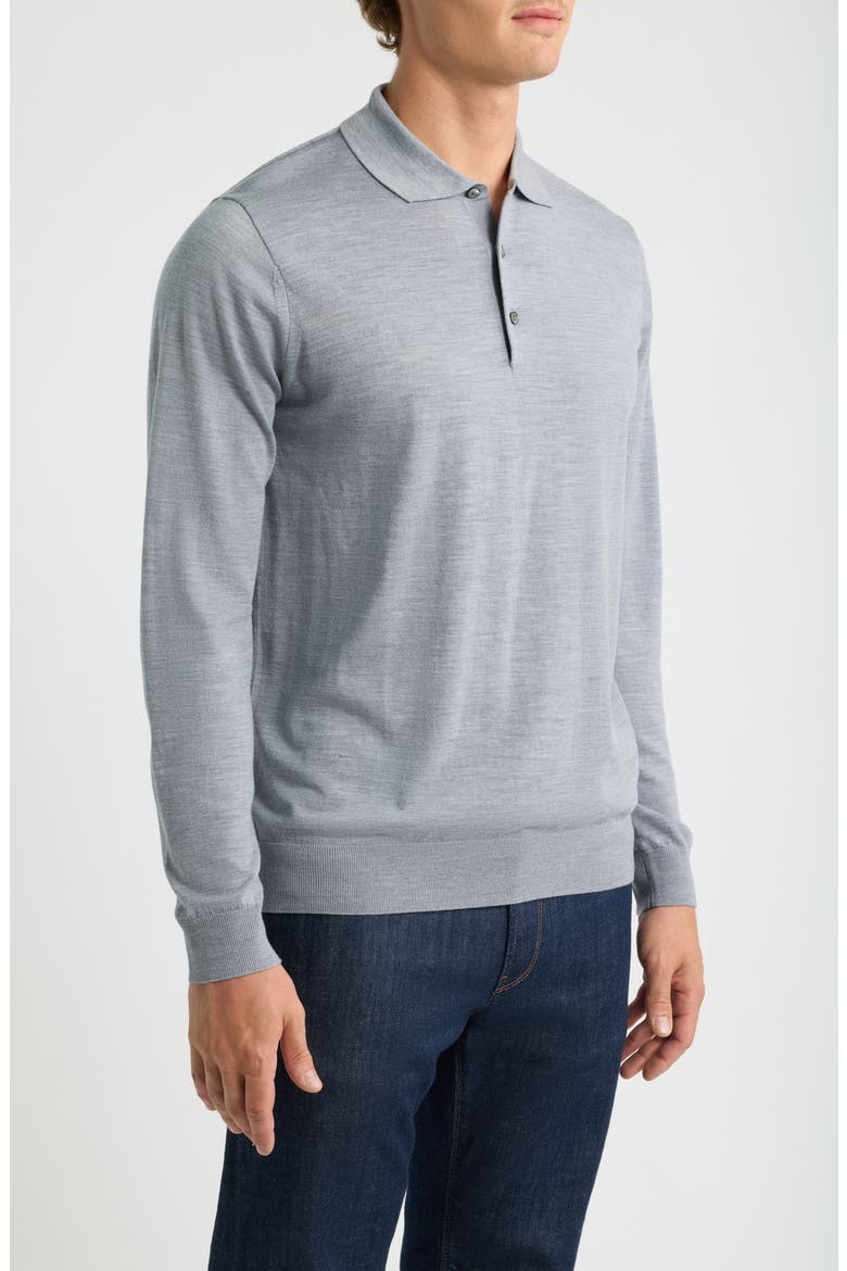 Crown Crafted Dorset Merino Wool Crewneck Sweater, Alternate, color, GREY HEATHER