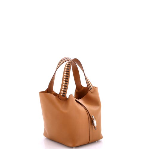 Pre-owned Hermes Hermes Picotin Lock Bag Tressage Epsom Mm