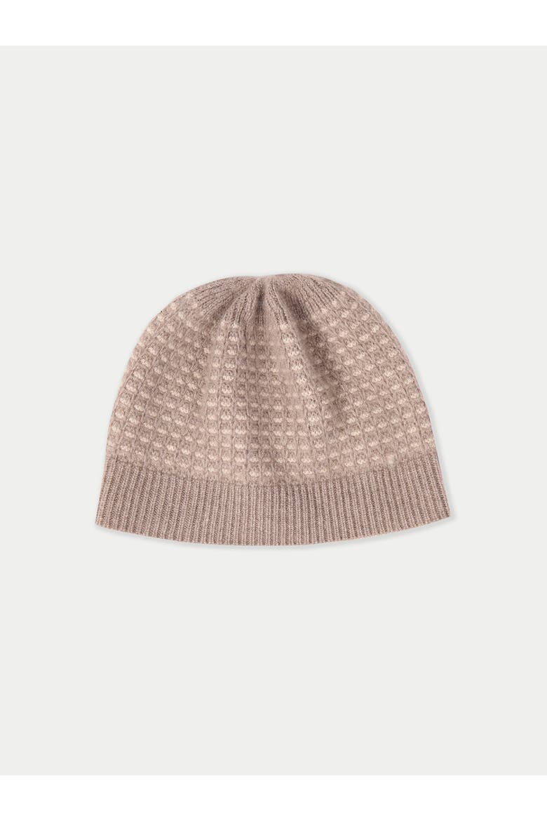 Cashmere Waffle Knit Hat, Main, color, taupe