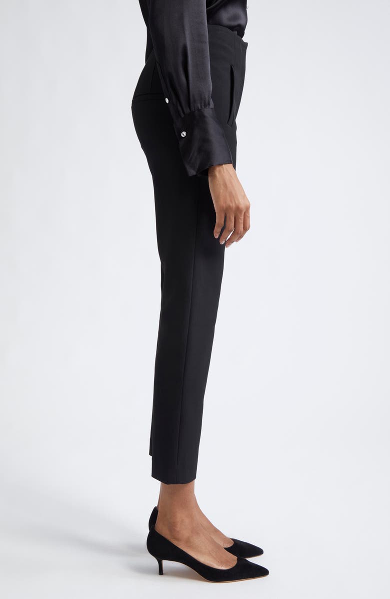 Veronica Beard Stila Ankle Pants, Alternate, color, Black