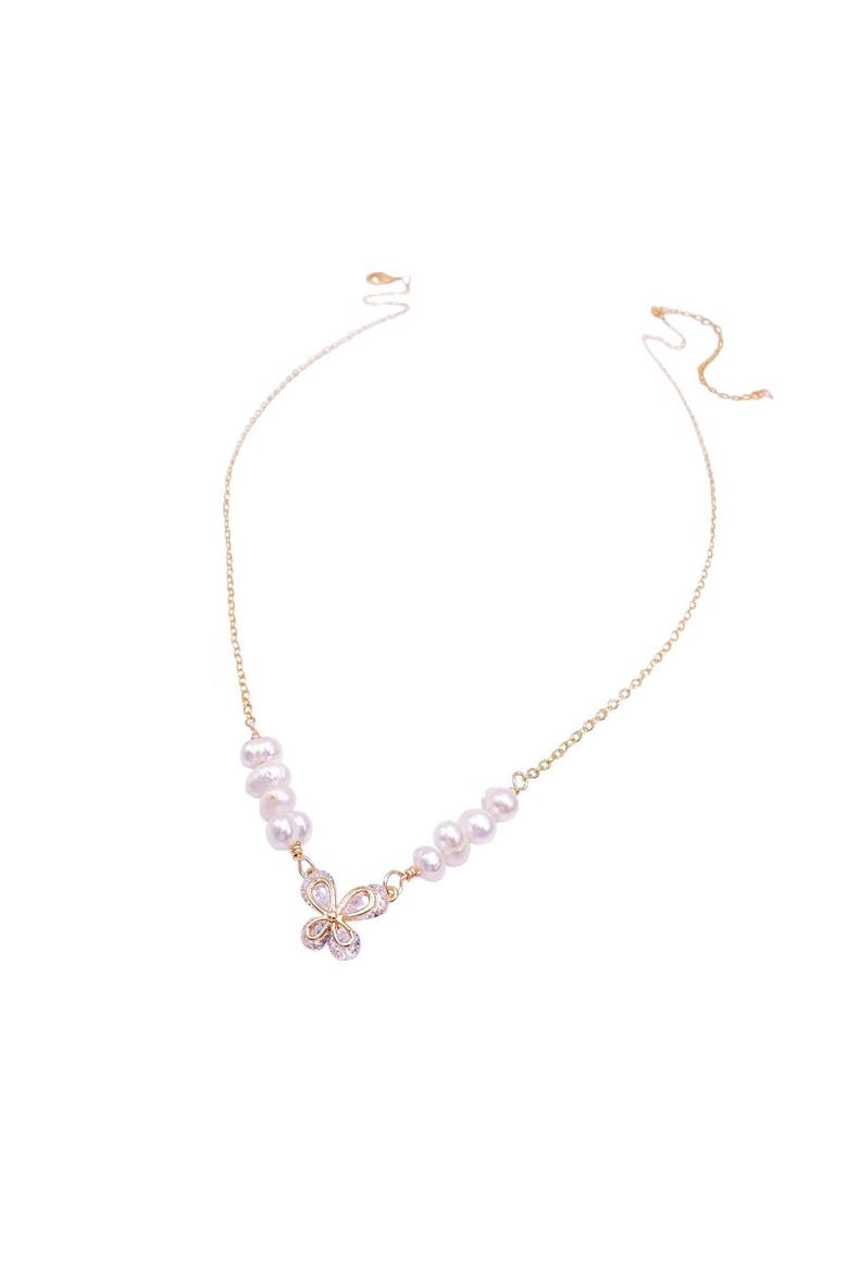 Valery Necklace, Main, color, White