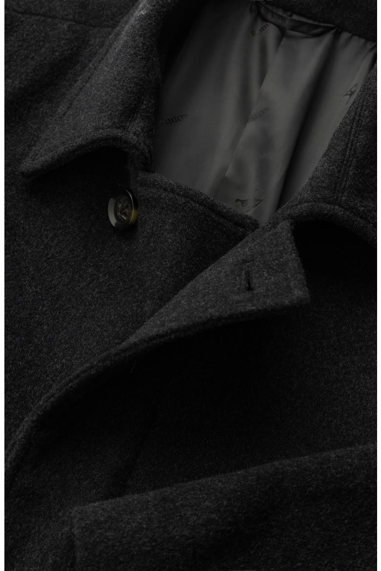 'Archers' Wool Blend Overcoat, Alternate, color, GRANITE