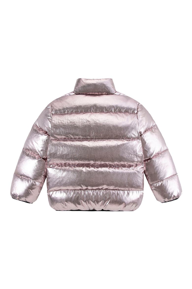 Kids' Fallon Metallic Puffer Jacket, Alternate, color, PINK