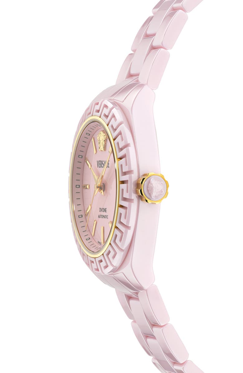 Versace DV One Ceramic Bracelet Watch, 40mm, Alternate, color, 