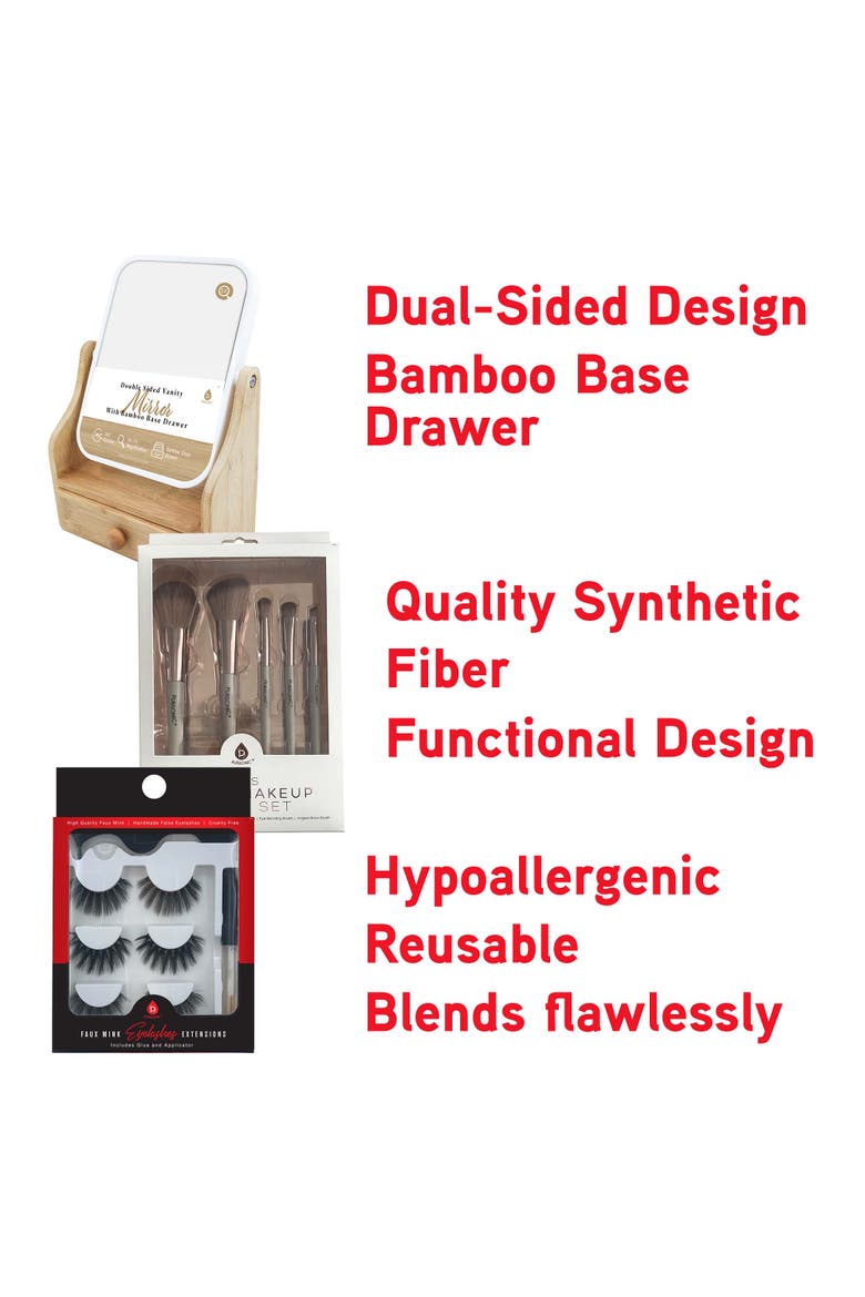 Glamour Essentials Bundle 3 piece set, Alternate, color, Beige