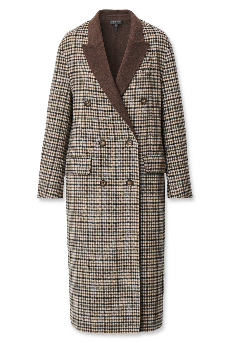Vasso Plaid Wool Coat, Alternate, color, MULTI PLAID