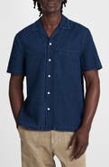 Madewell Indigo Dyed Camp Shirt