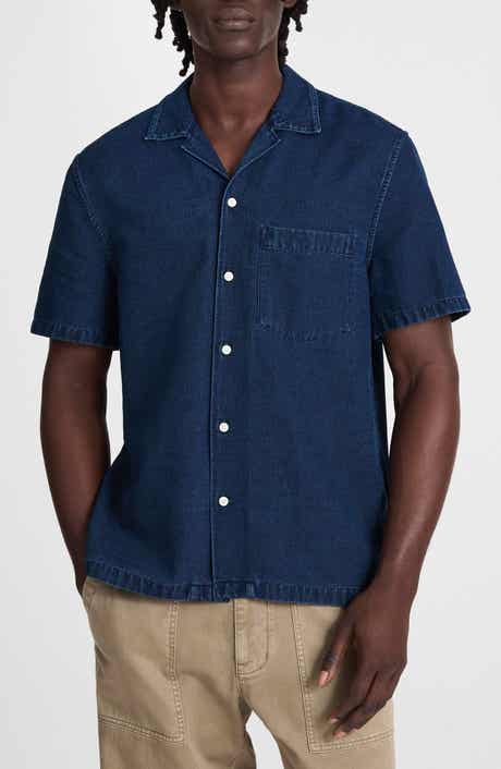 Madewell Indigo Dyed Camp Shirt