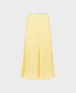 Really Wild Clothing Hutton Silk Midi Slip Skirt