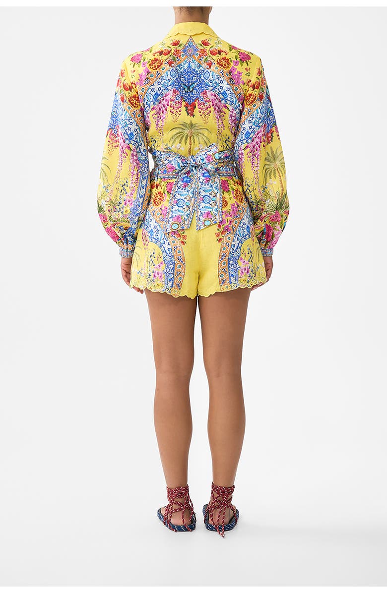 Camilla Tuck Front Short, Alternate, color, Sultanahmet Summer