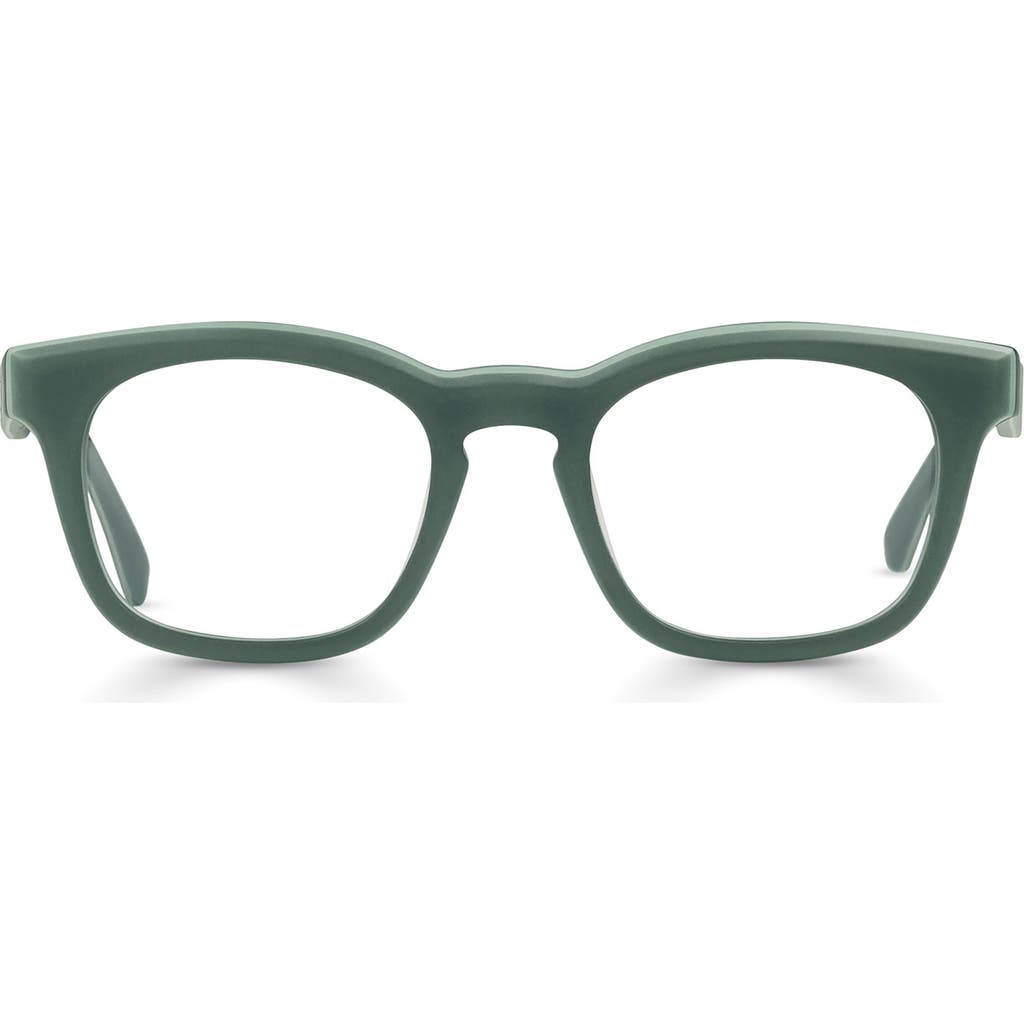 Eyebobs Humble Narrator 50mm Reading Glasses In Matte Sage Green