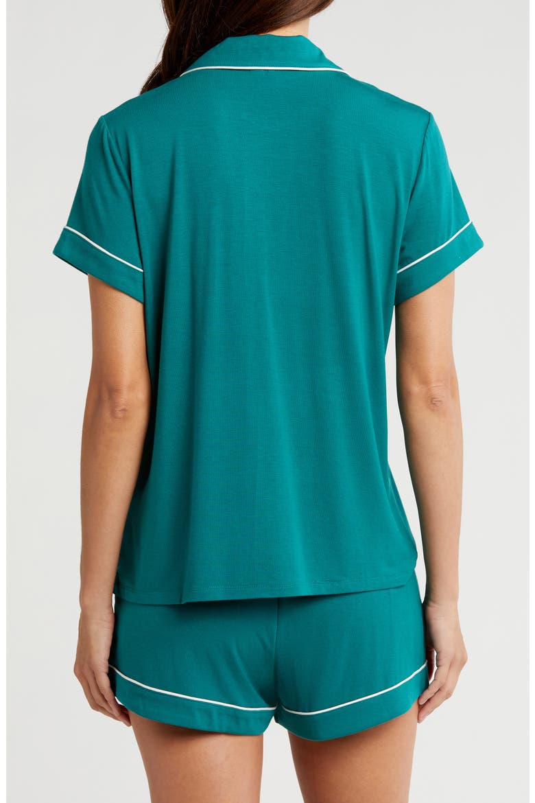 Moonlight Eco Short Pajamas, Alternate, color, GREEN STORM