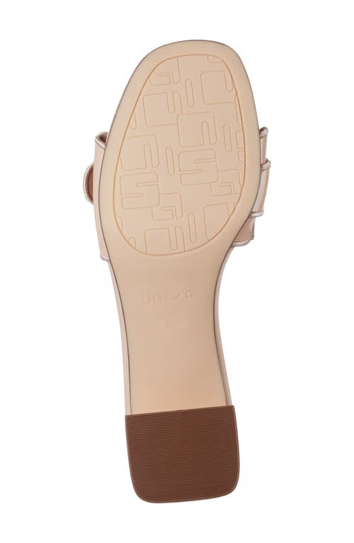 Unisa Buckle Scalloped Slide Sandal