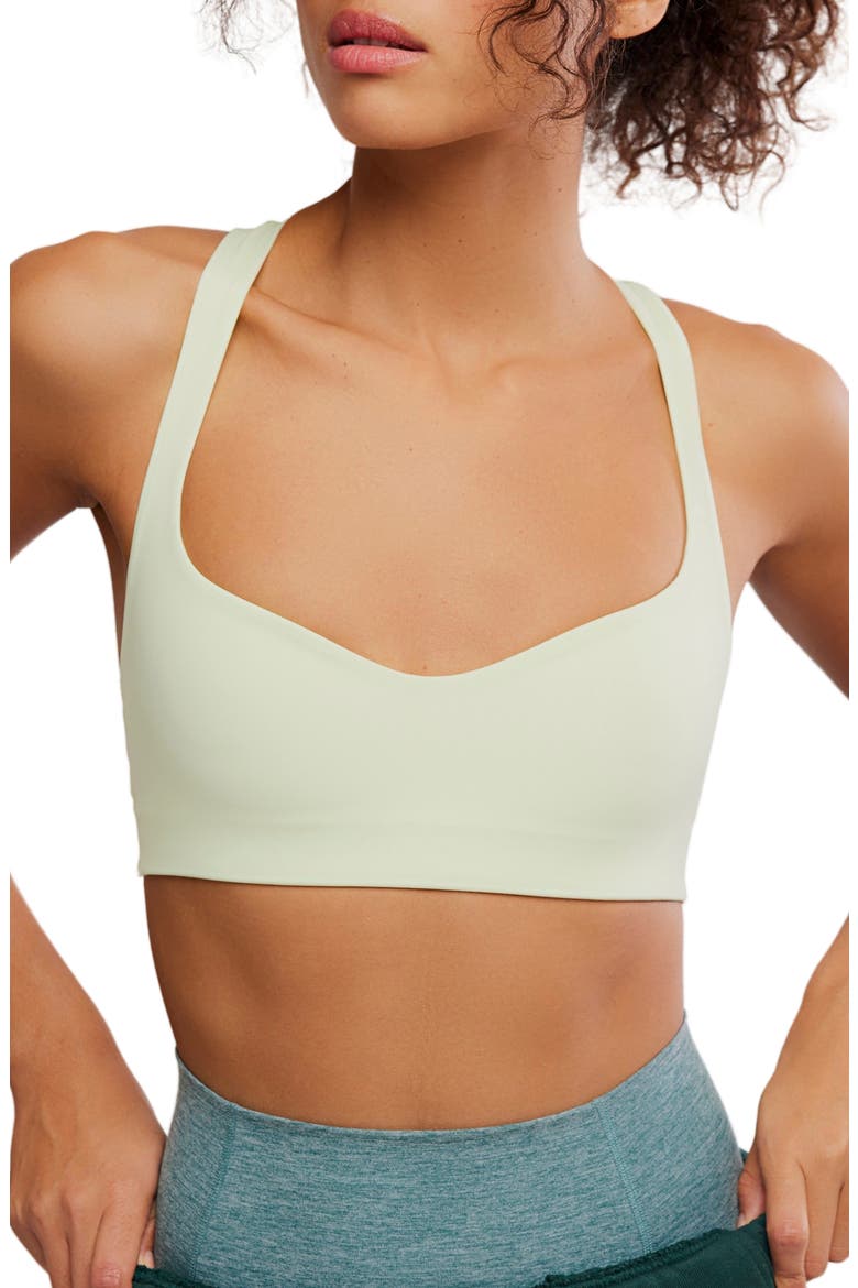 FP Movement Win Win Sweetheart Racerback Bra, Main, color, WHIPPED LIME