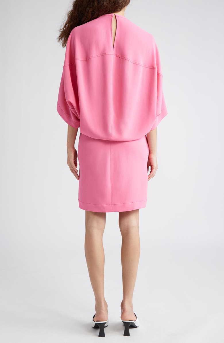 Stella McCartney Oversized Cape Sleeve Cady T-Shirt Dress, Alternate, color, 