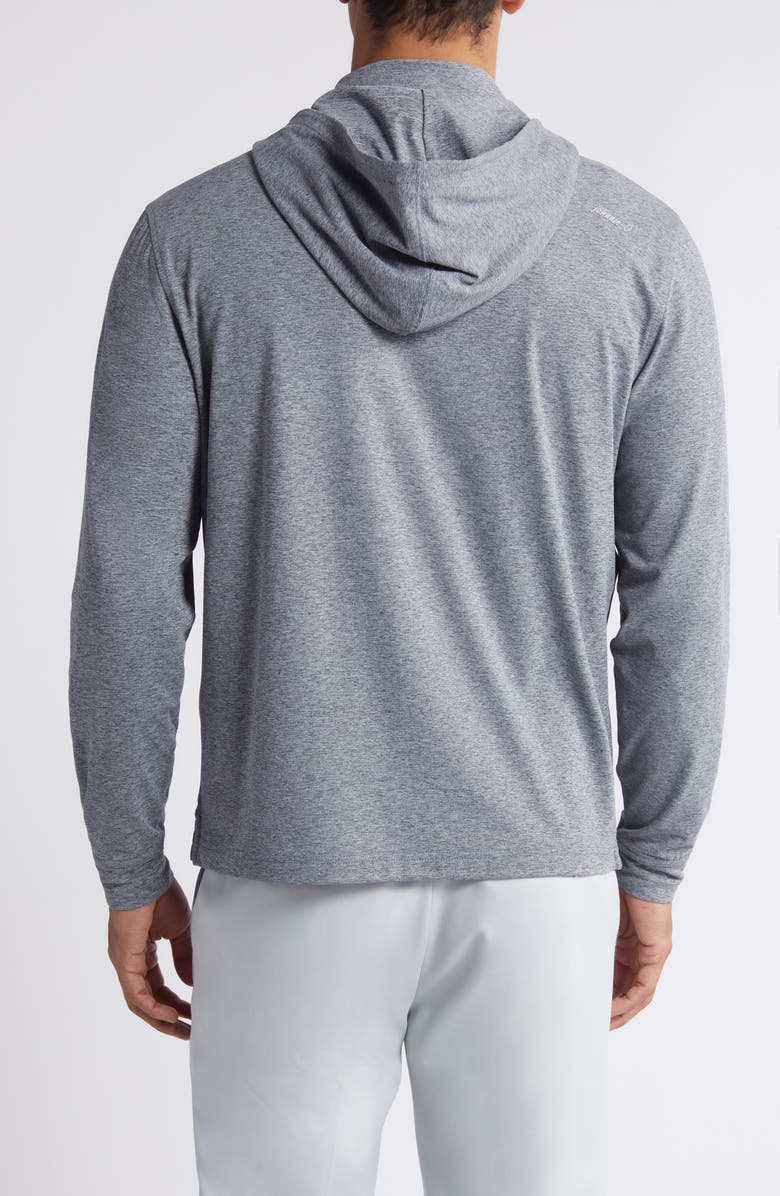 johnnie-O Slaton Quarter Zip Performance Hoodie, Alternate, color, 