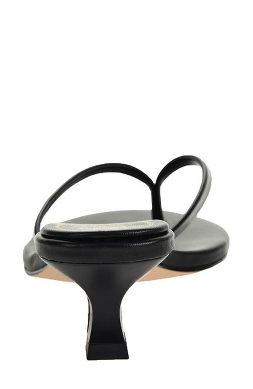 Chinese Laundry Brissa Kitten Heel Flip Flop In Black