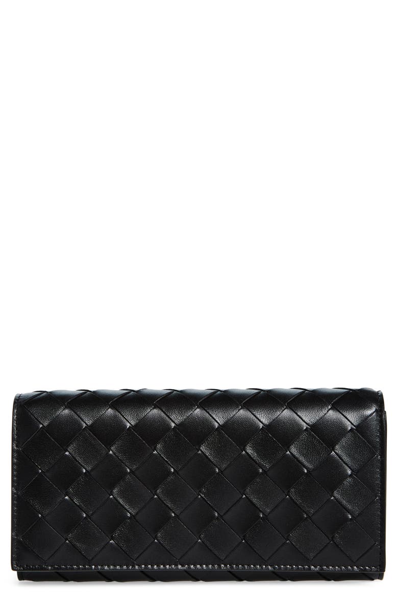 Bottega Veneta Large Intrecciato Leather Continental Wallet, Main, color, 