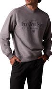 The Normal Brand Oversize Fly Over State Embroidered Crewneck Sweatshirt